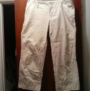 Vintage barelyr worn cropped pants 100cotton